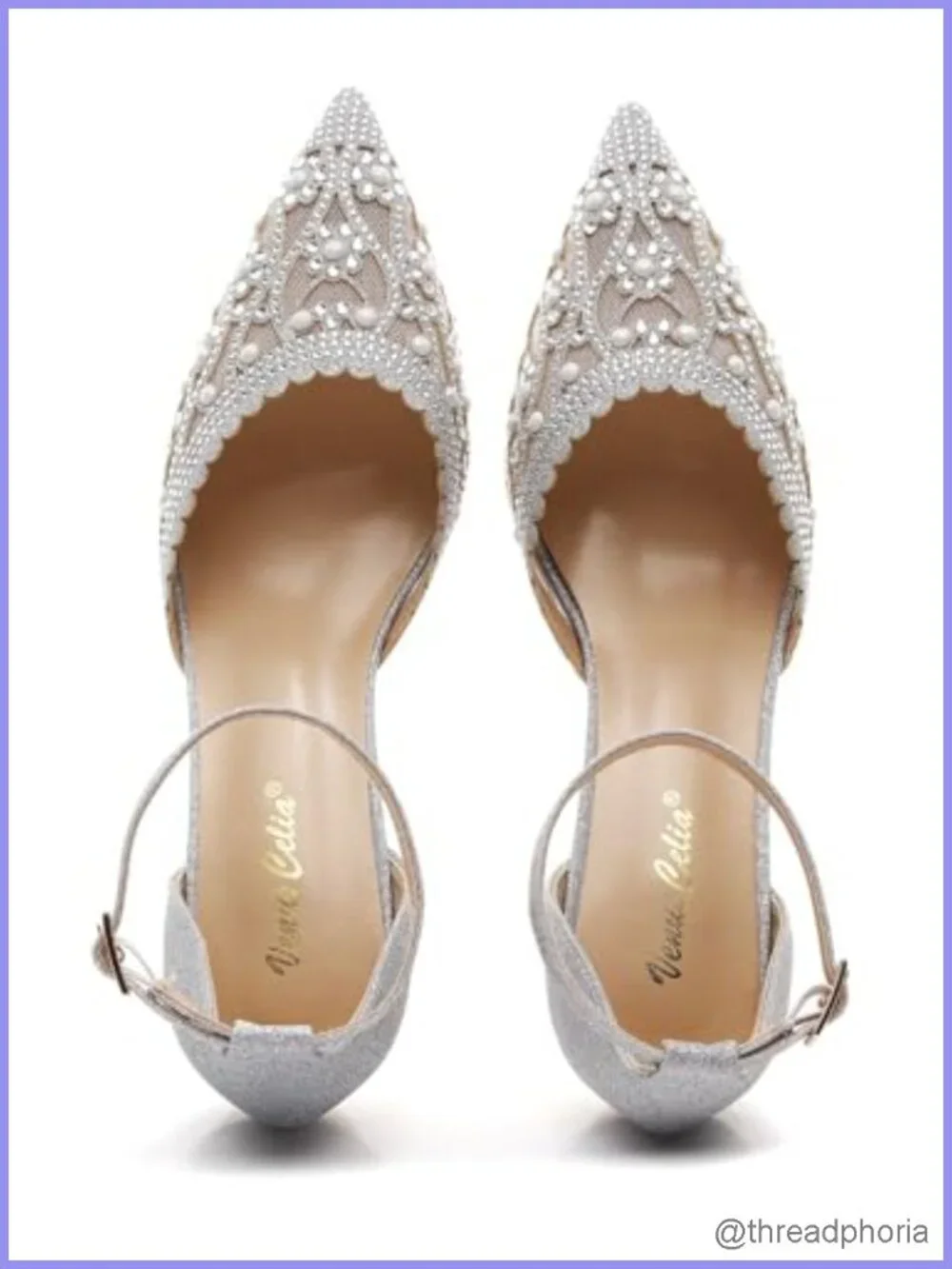 Women's Slingback Kitten Heel Pointed Toe Pumps
